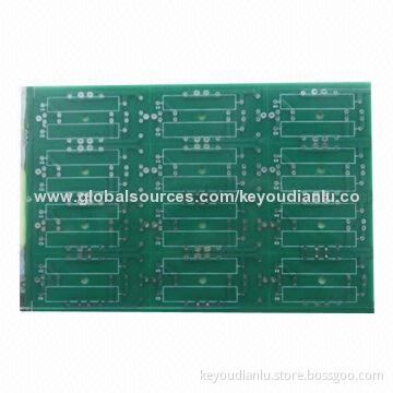 OSP Double-sided Printed Circuit Board with 1.6mm Thickness, Green Solder Mask